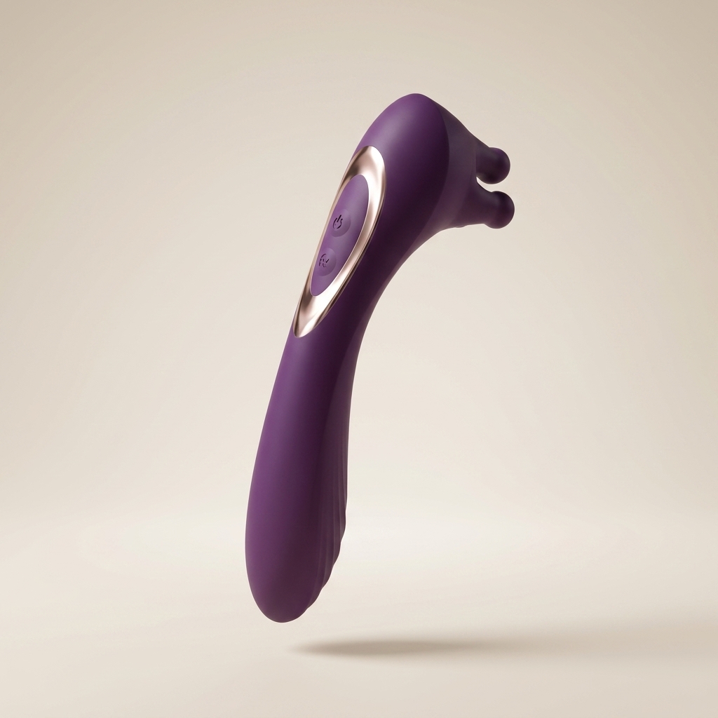 Angel's Hand Purple Dual-Motor Massager detail