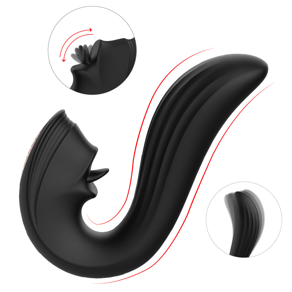 Velvet Kiss — Flexible Vibration & Tapping Vibrator