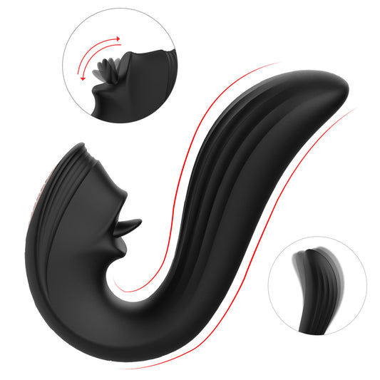 Velvet Kiss — Flexible Vibration & Tapping Vibrator