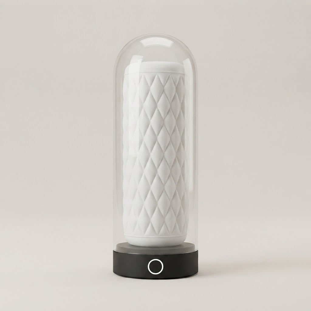 Caged Nightingale heated men's massager
