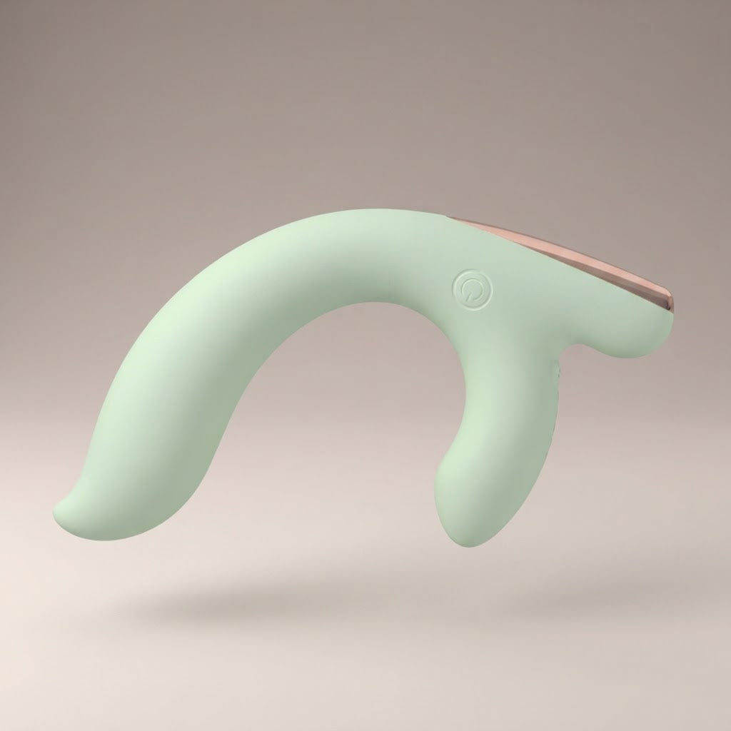 Fox Fairy green dual-motor rabbit massager