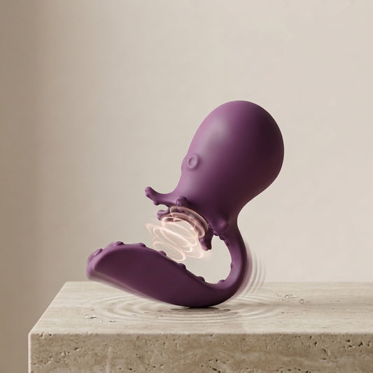 Huggy Octo — APP-Controlled Multi-Arm Suction & Vibration Vibrator