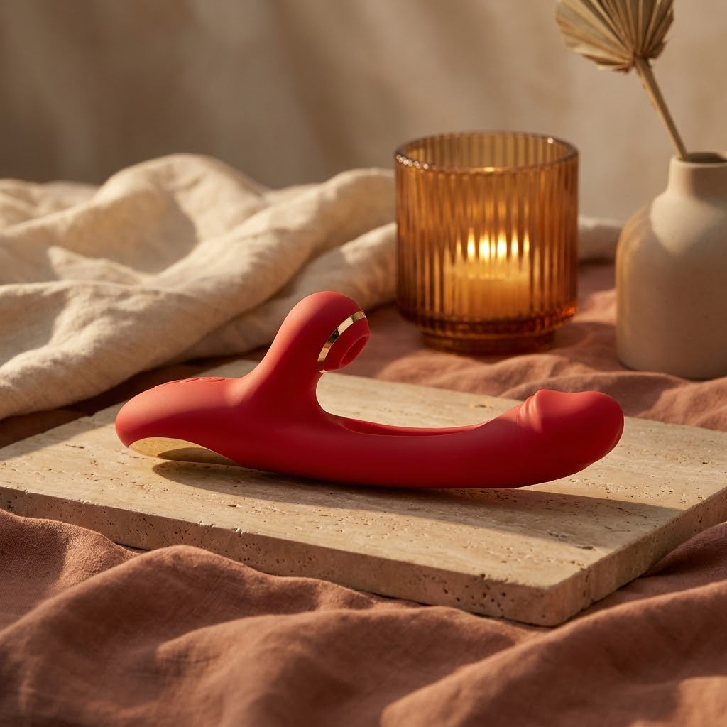 AuraFlow — 7-Mode Suction & Vibration Vibrator