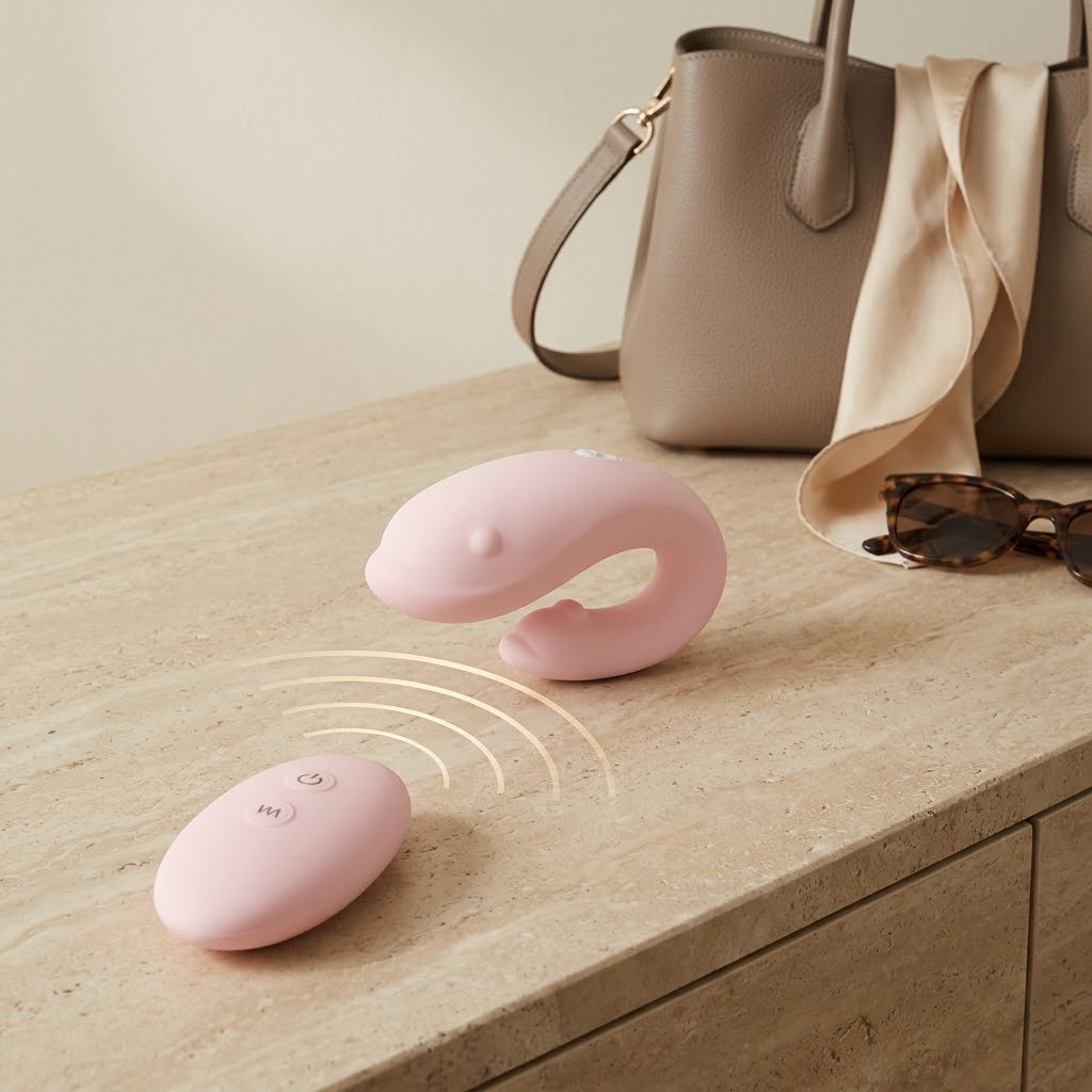 Winter dual-motor remote-controlled wearable massager alternate view