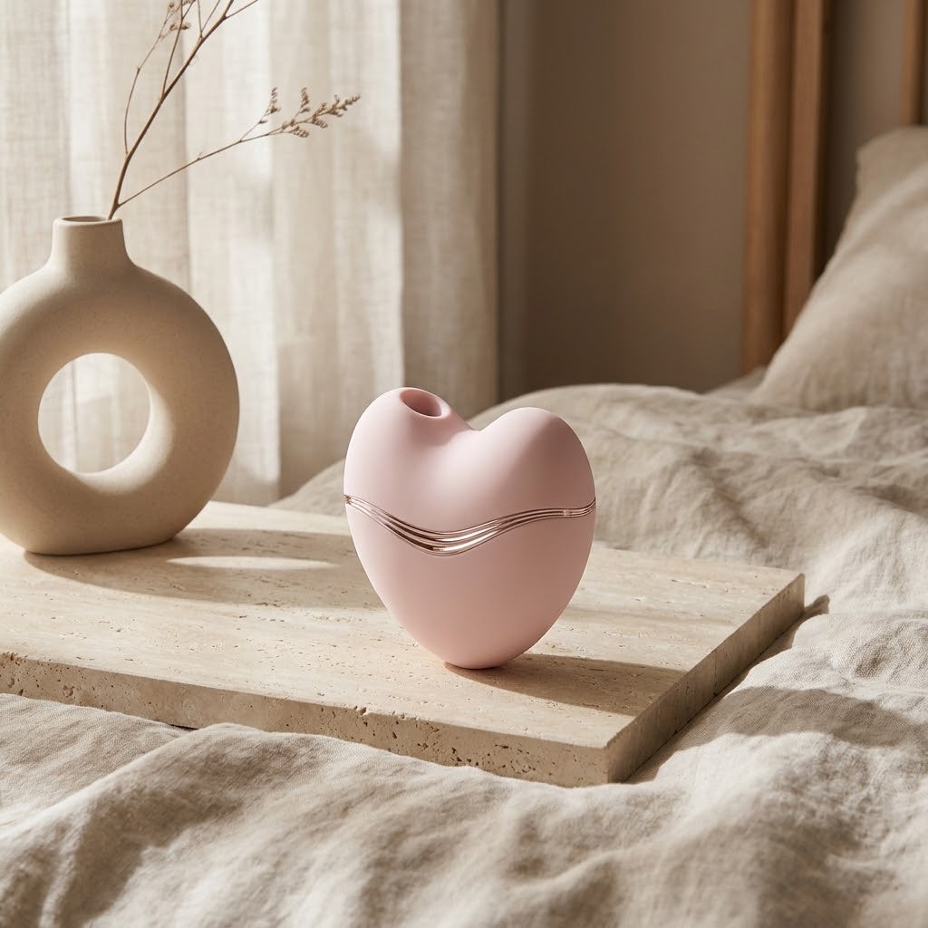 Honey Heart — 2-in-1 Suction Vibrator