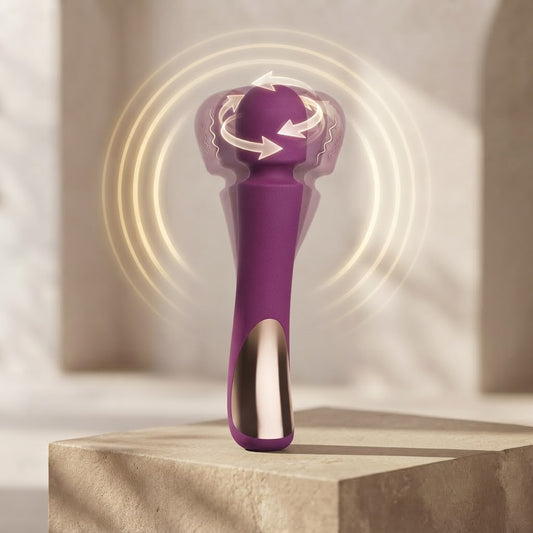 AuraVibe — Long-Lasting Rechargeable Wand Vibrator
