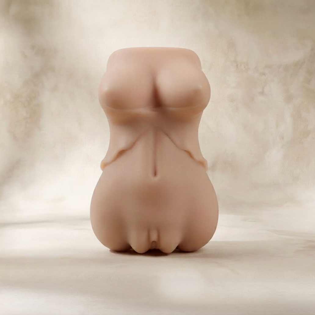 Ultra-realistic full torso male masturbator product image by Olyon