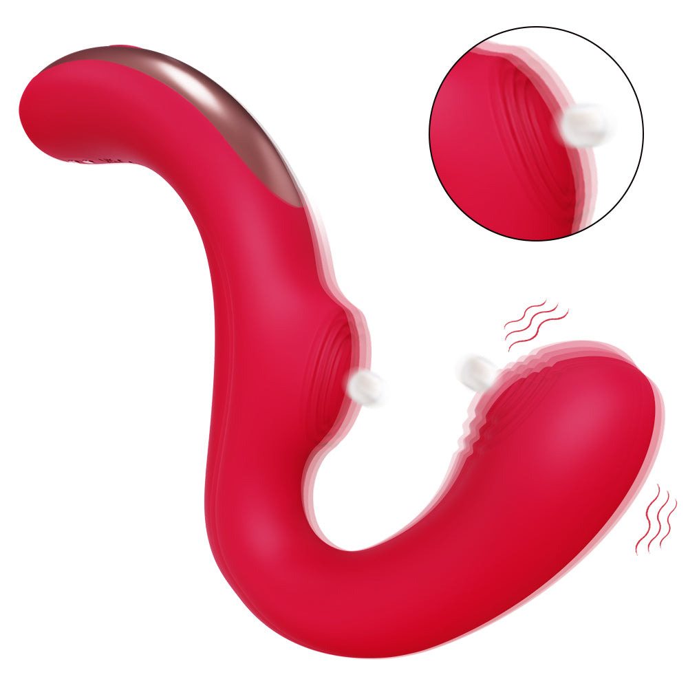 Genie — 9-Mode Vibration Dual-Action G-Spot Wand Vibrator