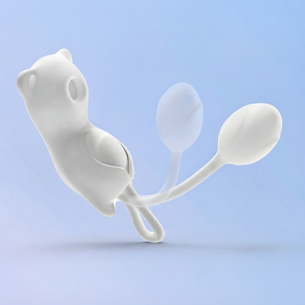 Cuddle Bear 2-in-1 suction and vibration massager product image by Olyon