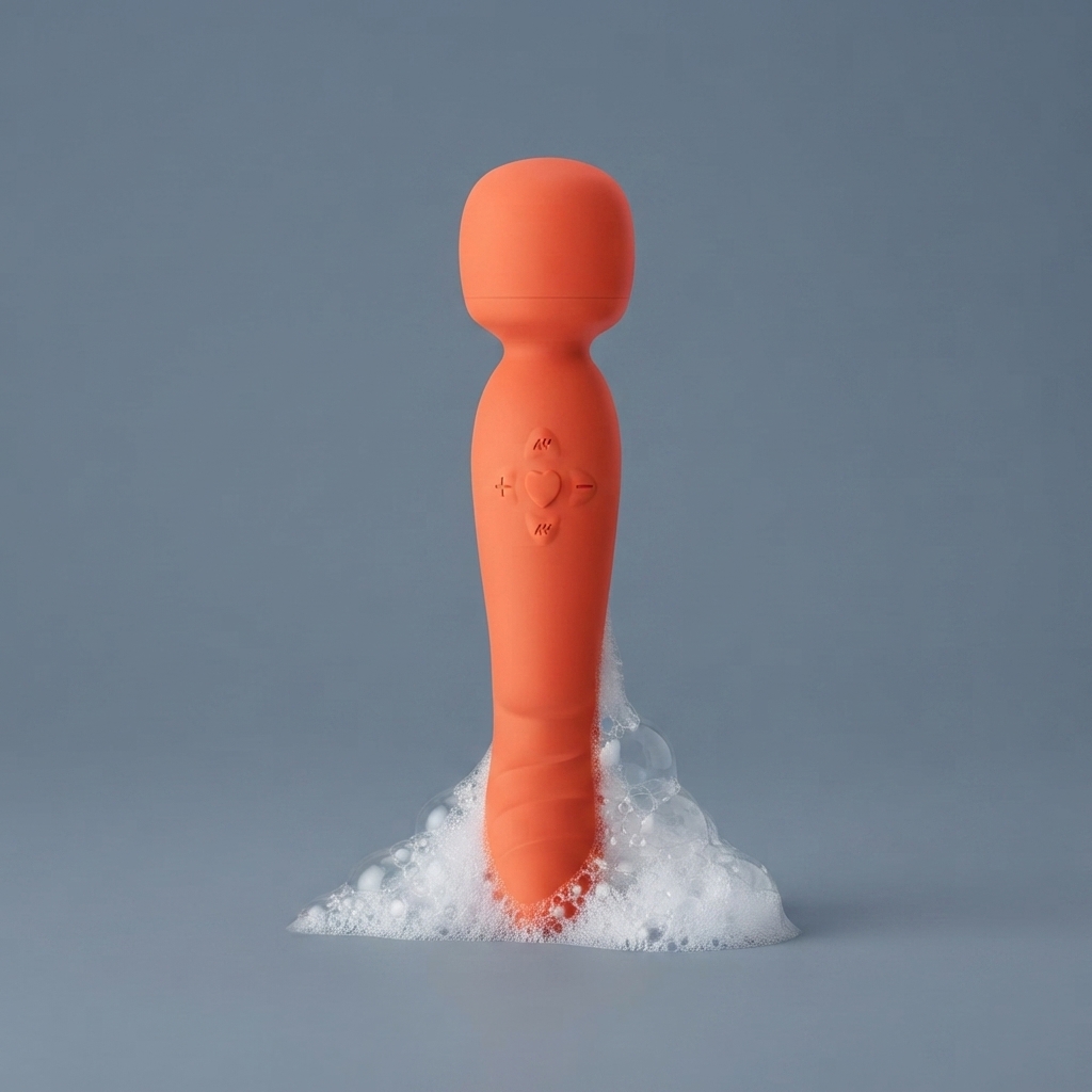 O-Wave flexible wave wand massager detail by Olyon