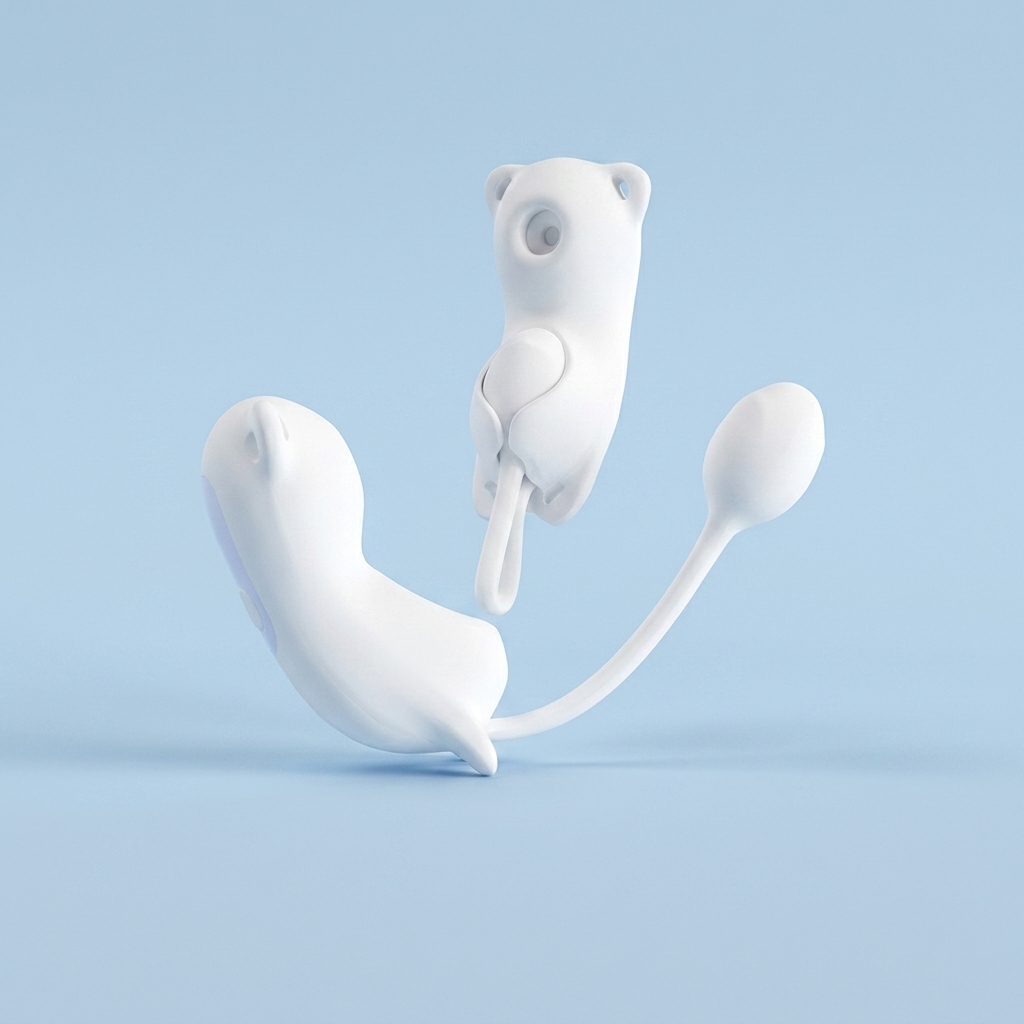 Cuddle Bear 2-in-1 suction and vibration massager alternate view by Olyon