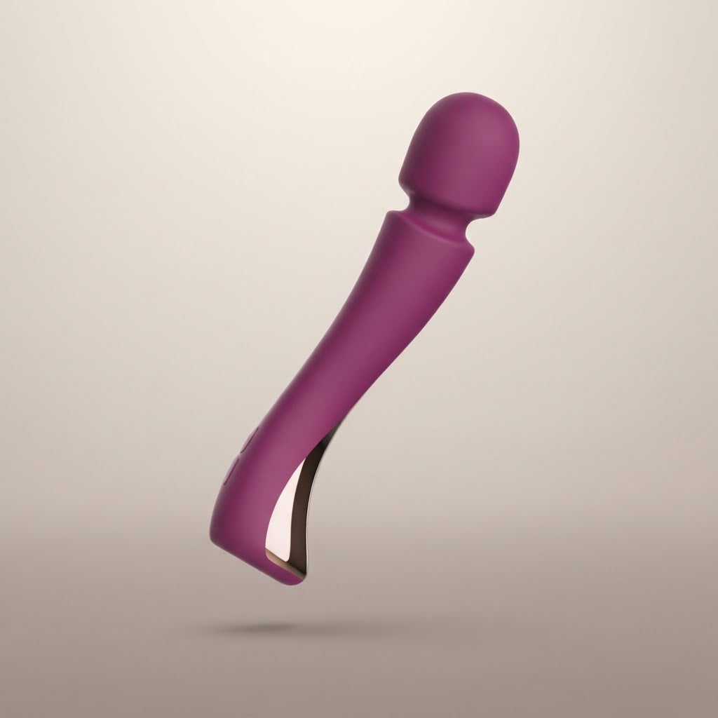 AuraVibe elegant rechargeable wand massager