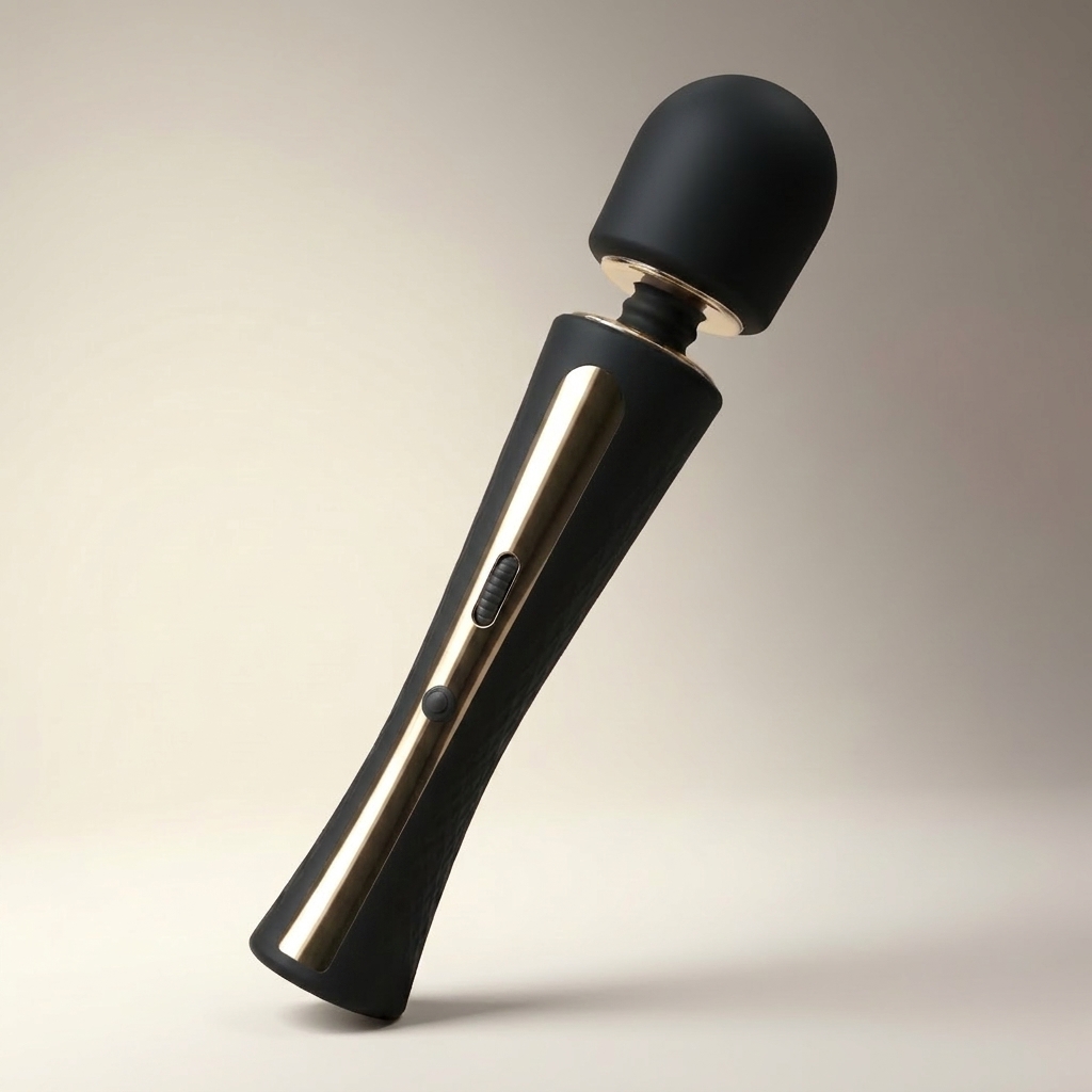 Dark Angel gold long-lasting wand massager product detail
