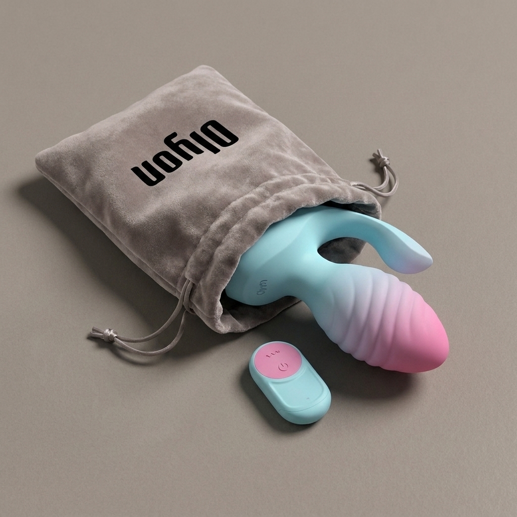 Crystal Muse remote-controlled vibrating plug alternate view by Olyon