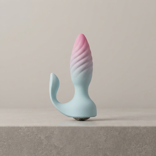 Crystal Muse remote-controlled vibrating plug by Olyon