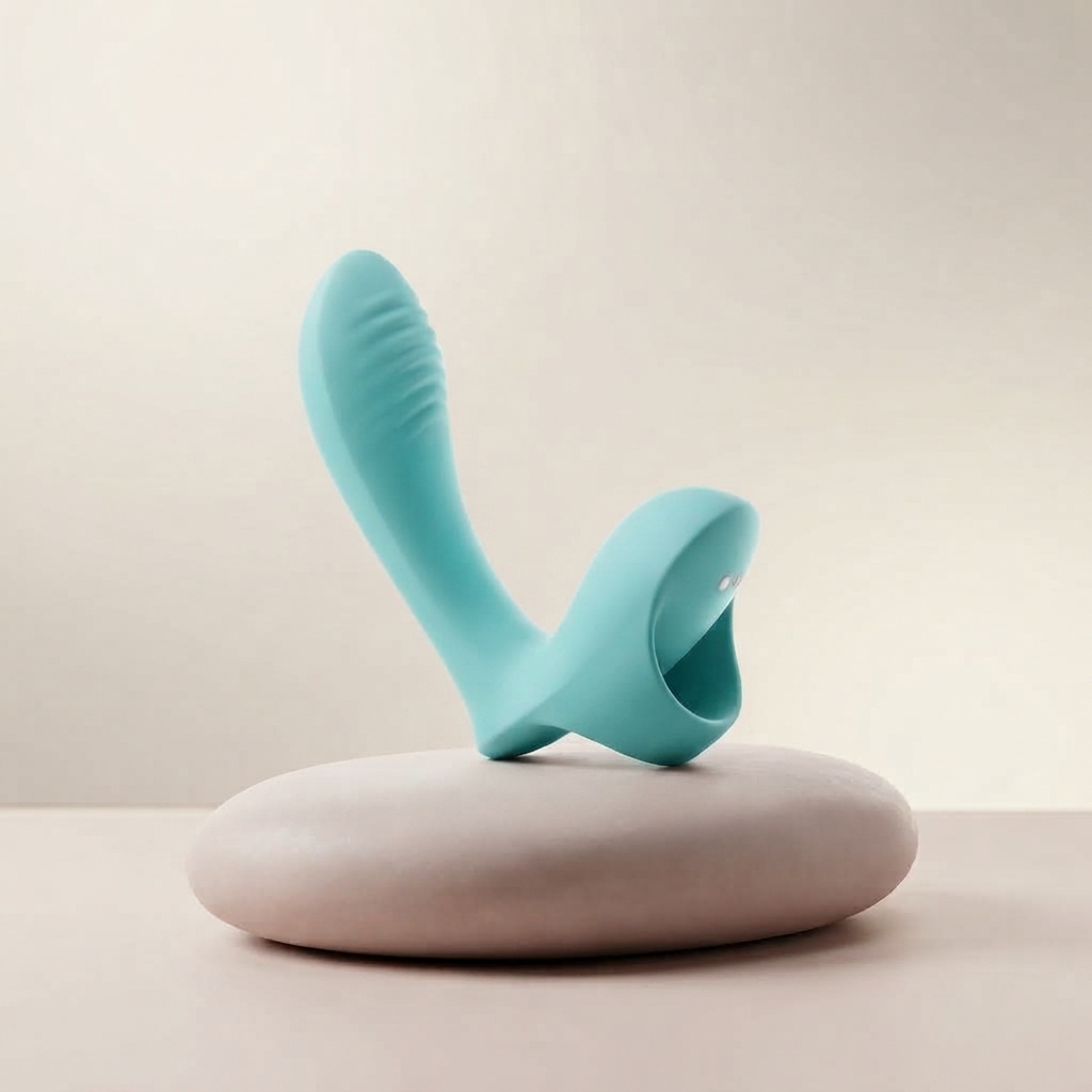 Dakki blue wearable dual-motor vibrator