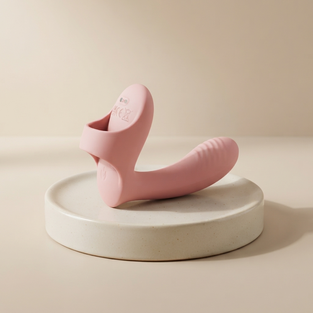 Dakki pink wearable dual-motor vibrator