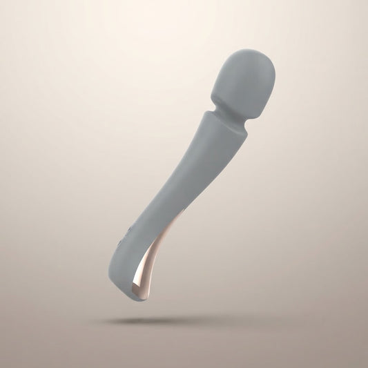 Dancer gray rotating vibrating wand massager