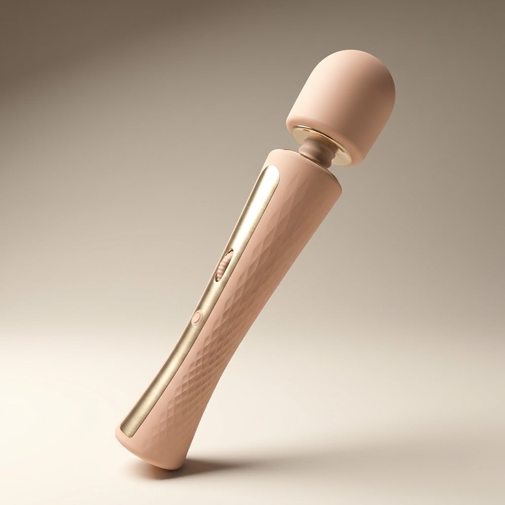 Dark Angel gold long-lasting wand massager