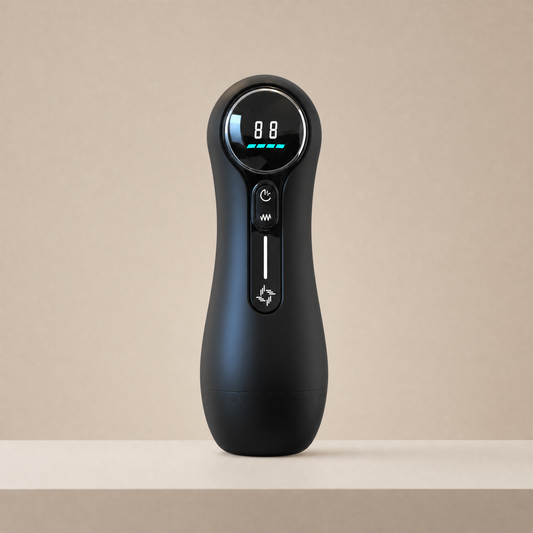 Male Masturbator 4-suction 9-vibration massager by Olyon