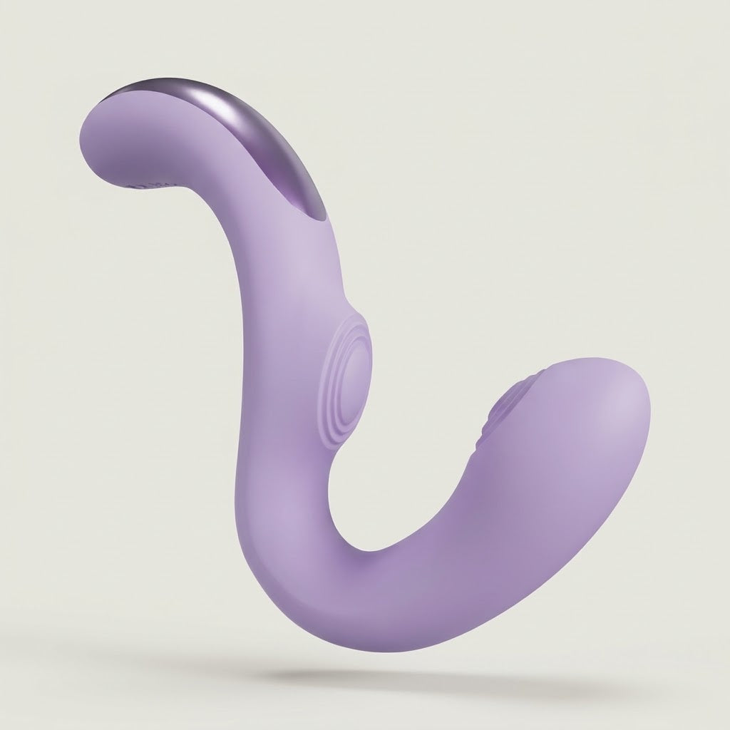 Genie purple dual-action G-spot wand massager