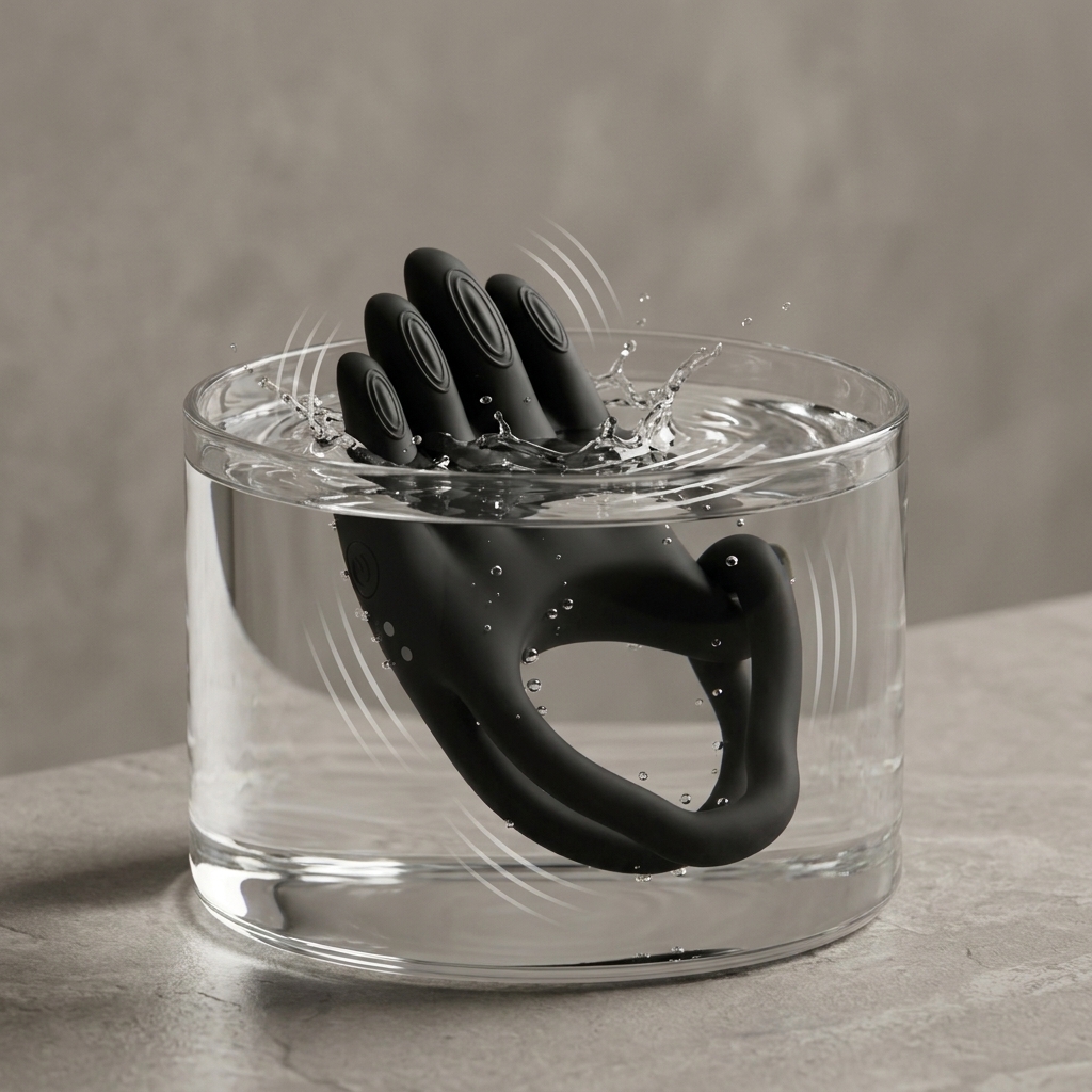 Palm X dual-loop couples ring detail by Olyon