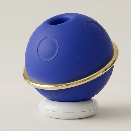 Planet blue compact air-pulse massager