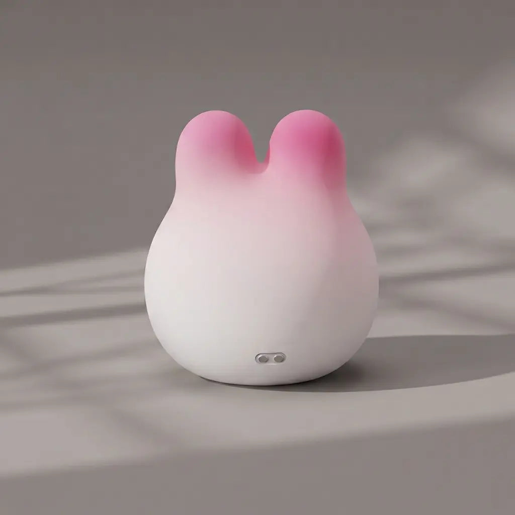 Luna squeeze-control bunny massager product detail by Olyon
