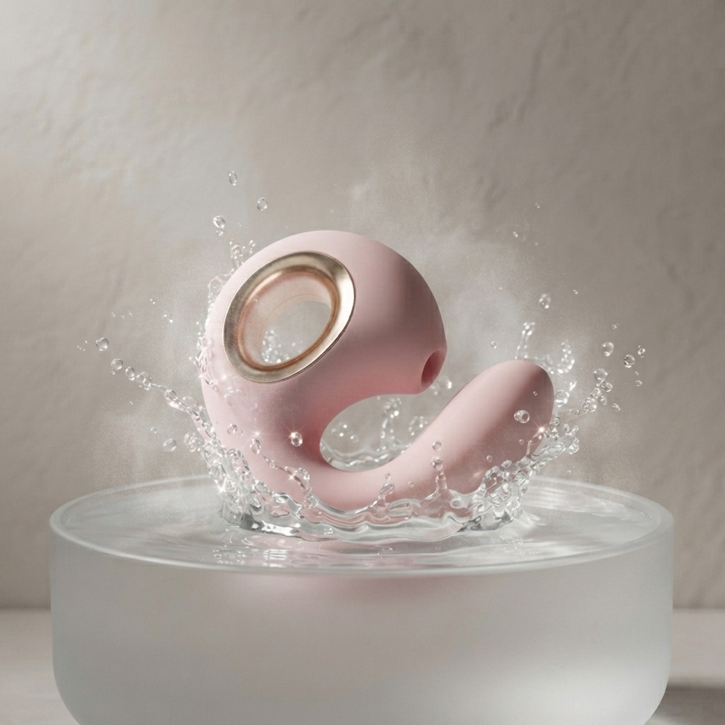 Sea Gem hands-free C-shaped couples massager product image by Olyon