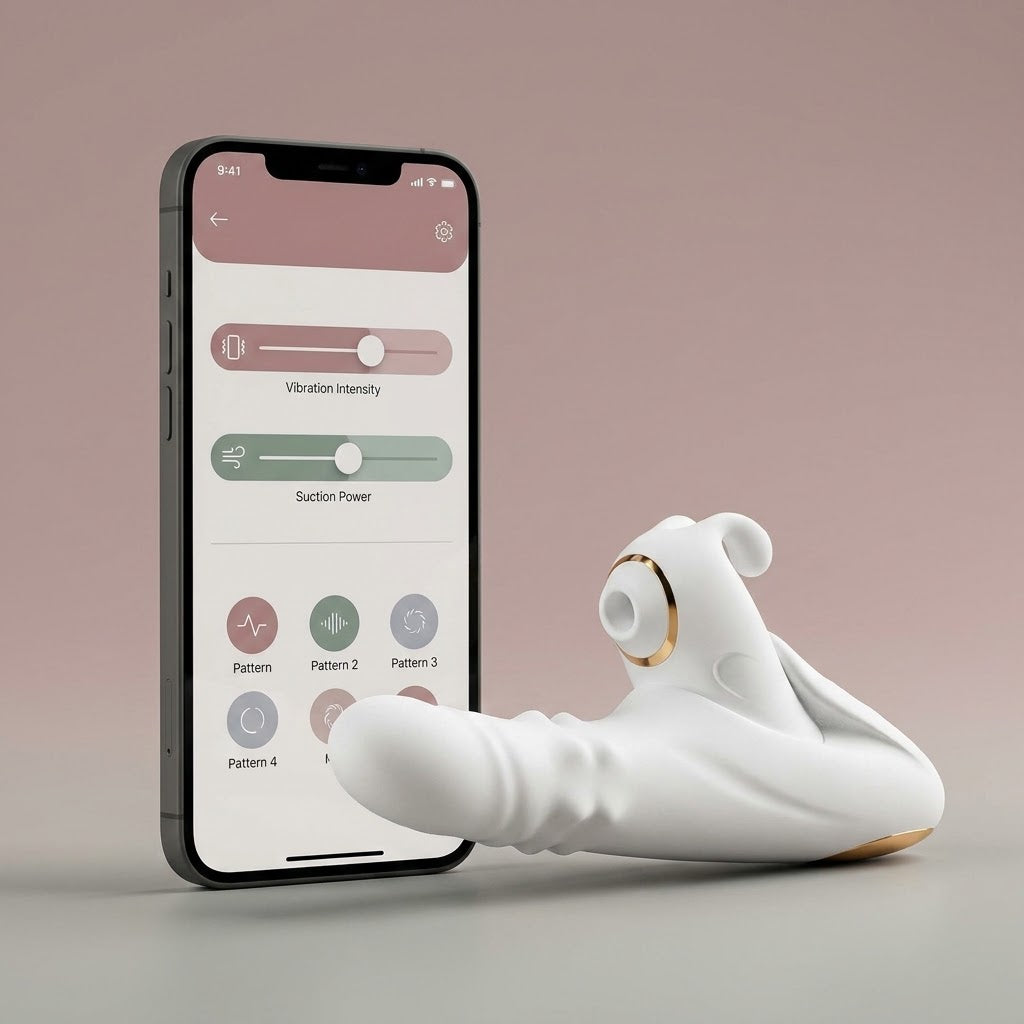 Harmony 7-in-1 smart rabbit vibrator product view