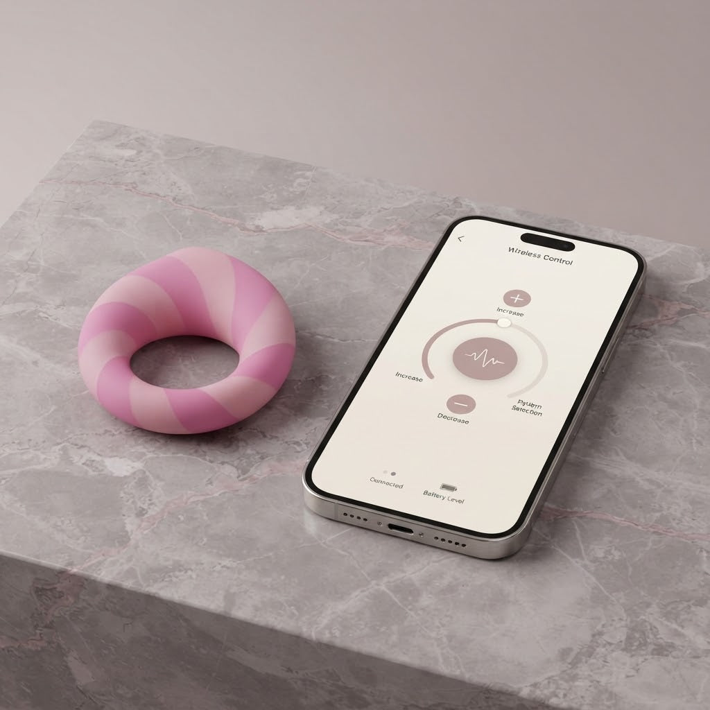Dona vibrating couples ring product view