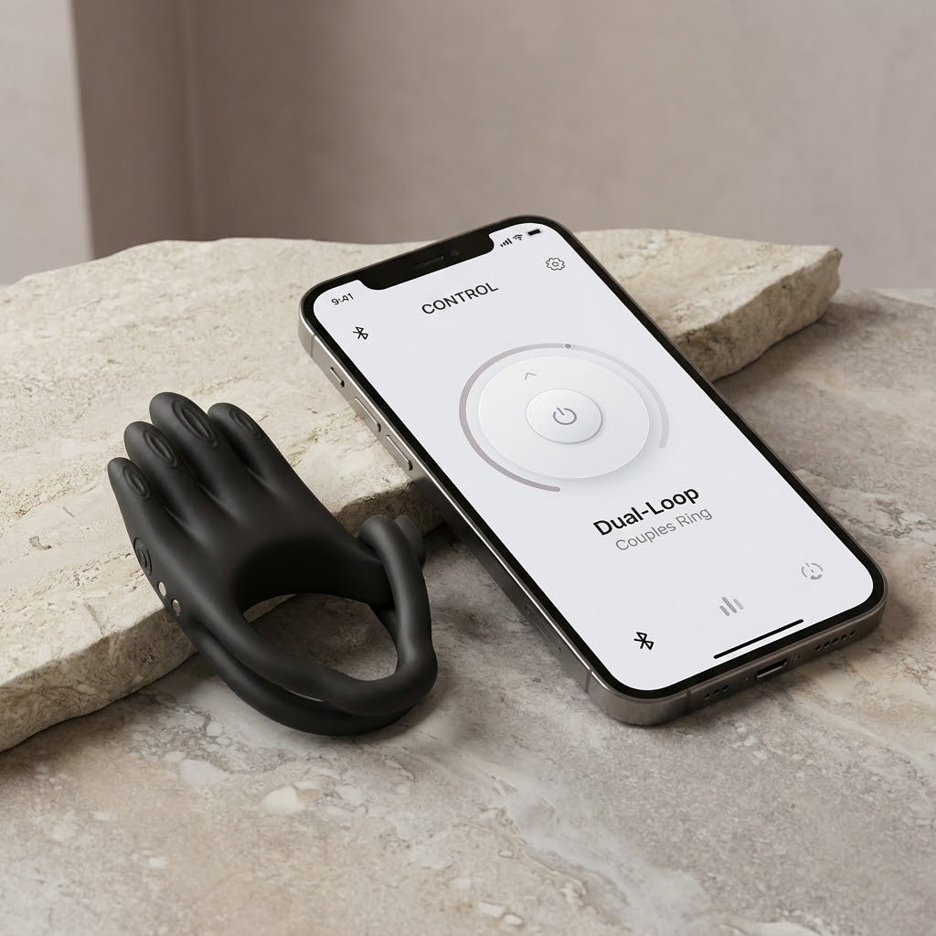 Palm X dual-loop couples ring product detail