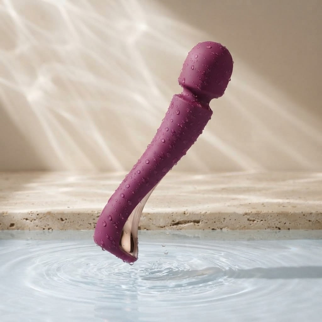 AuraVibe — Long-Lasting Rechargeable Wand Vibrator