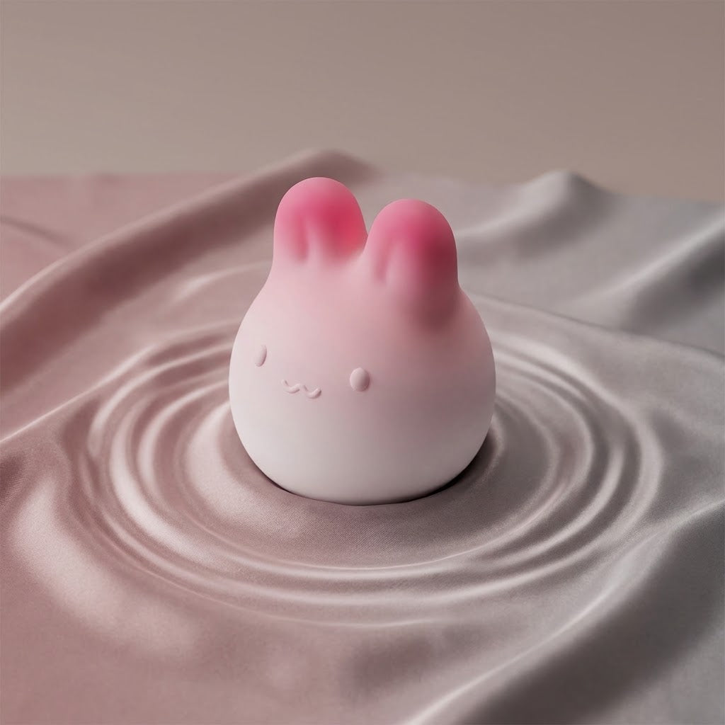 Luna squeeze-control bunny massager usage detail