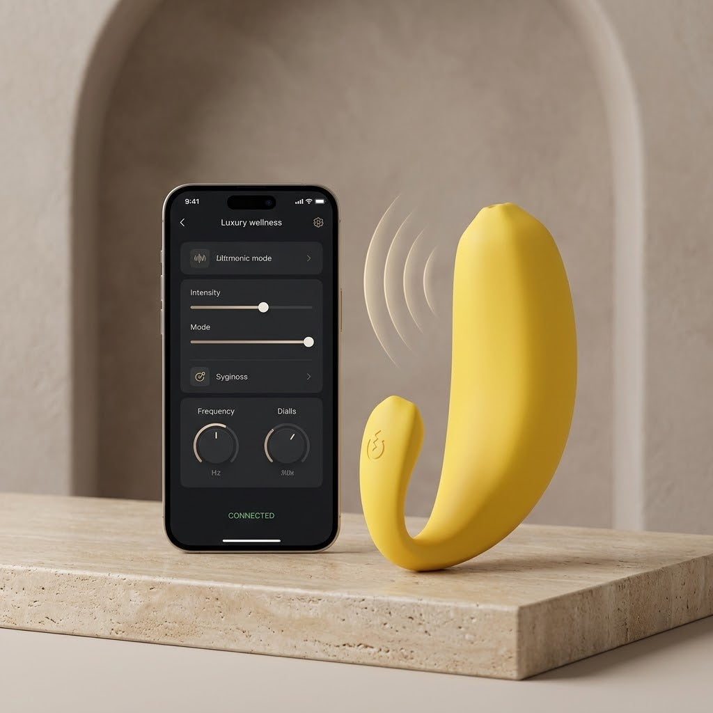Banana Pro app-controlled wearable vibrator detail