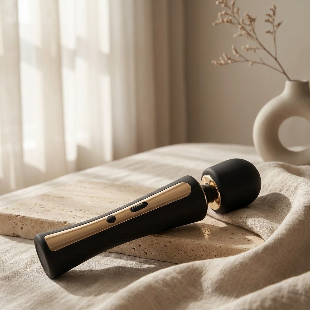 Dark Angel — Long-Lasting Ergonomic Wand Vibrator