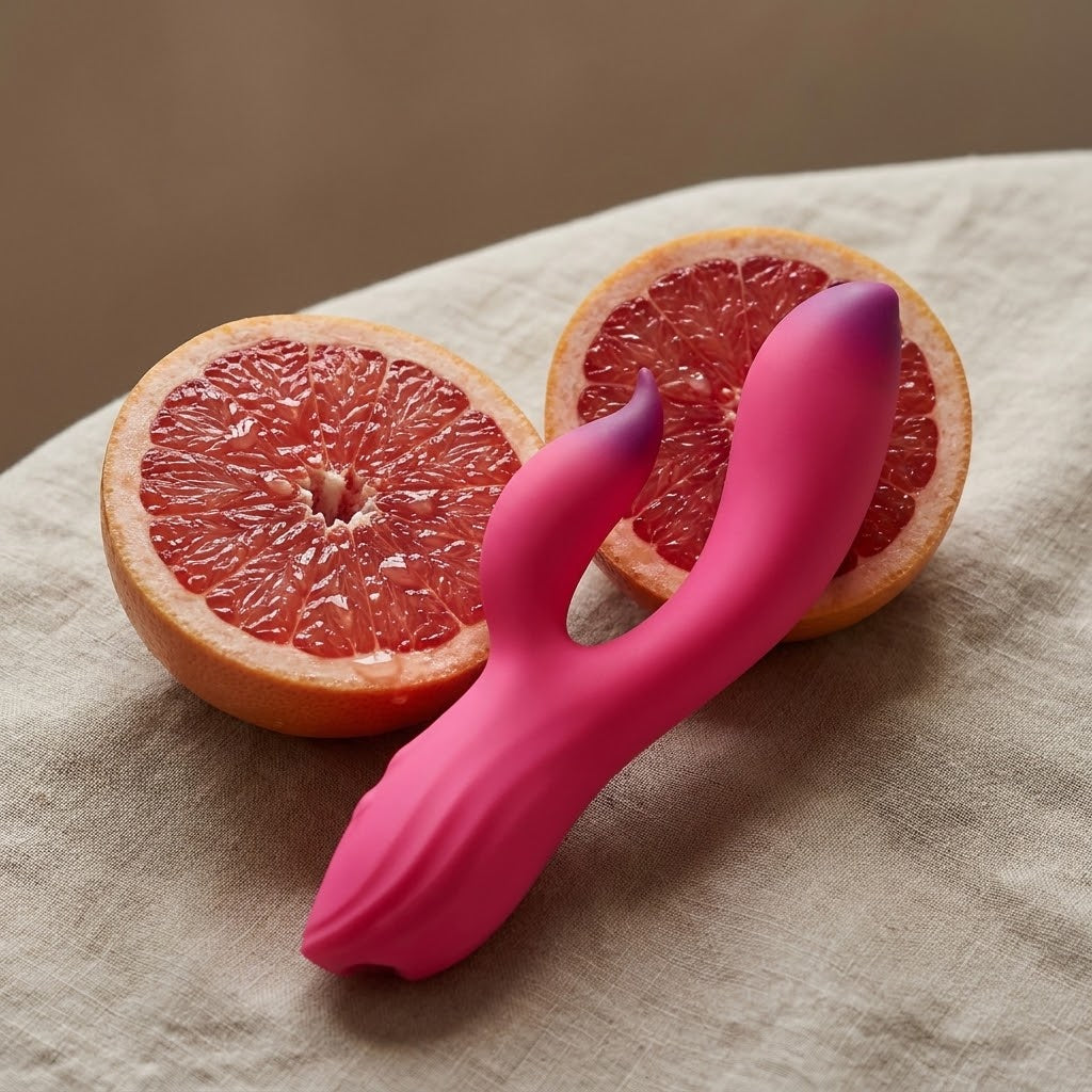 Ember — Dual-Tip Fork Rabbit Massager