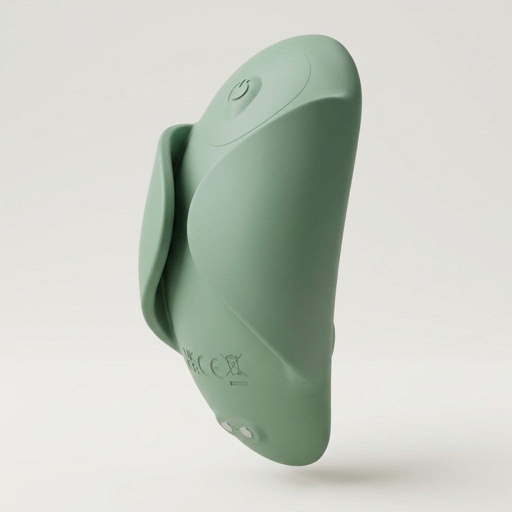 Whale Spirit green wearable vibrator