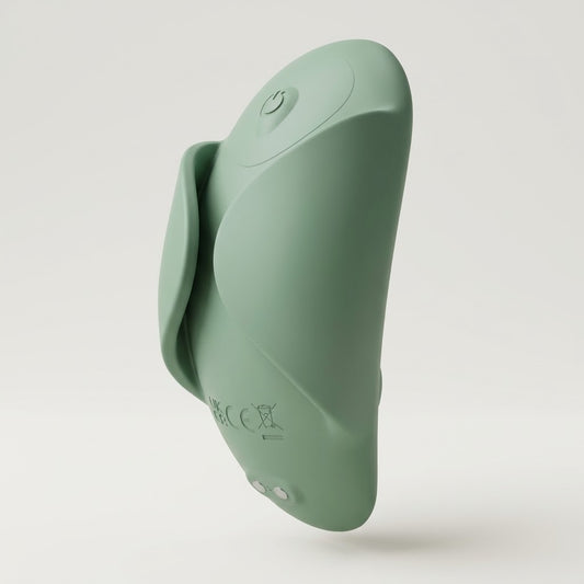 Whale Spirit green wearable vibrator