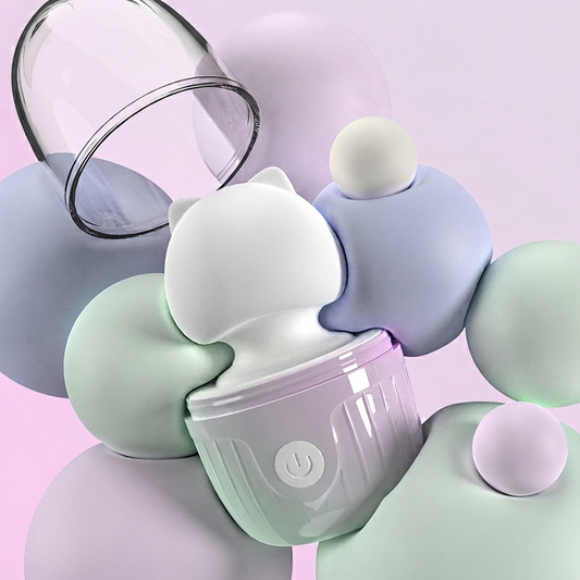 Yuzu ultra-soft silicone personal massager detail by Olyon